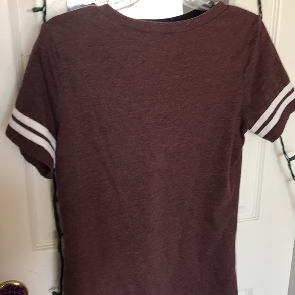 Maroon A&M baseball t-shirt - Picture 2 of 3